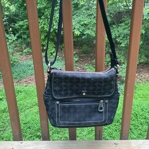Fossil black crossbody purse